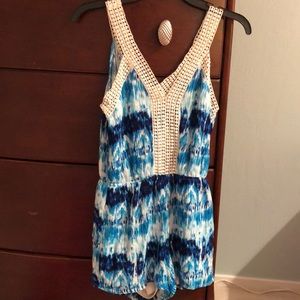 Blue romper